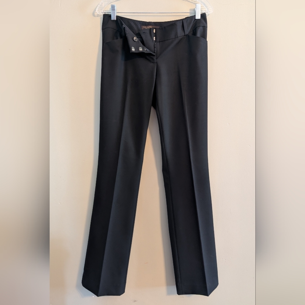 The Limited Black Drew Fit Workwear Business Casual 4L Pants Office Long